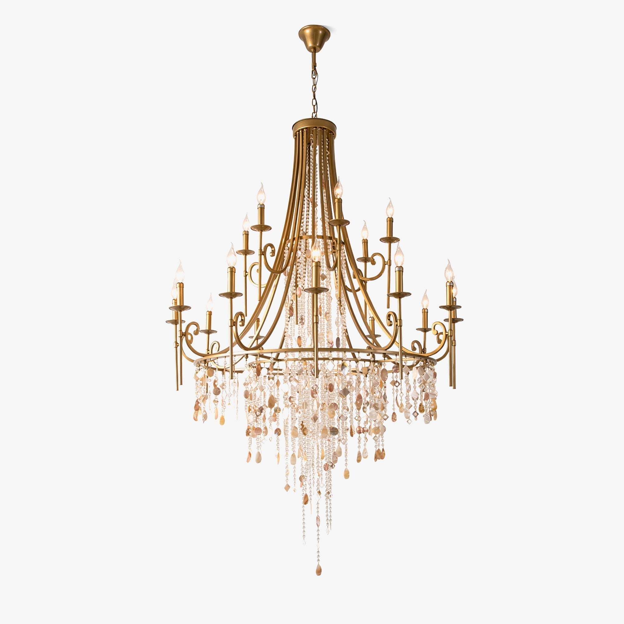 Seraphina Shell Cascade Chandelier