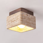 Travertine Serenity Ceiling Light