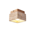 Travertine Serenity Ceiling Light