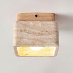 Travertine Serenity Ceiling Light