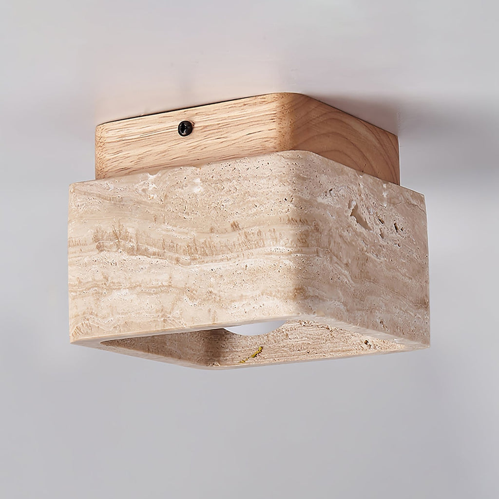 Travertine Serenity Ceiling Light