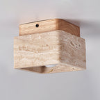 Travertine Serenity Ceiling Light