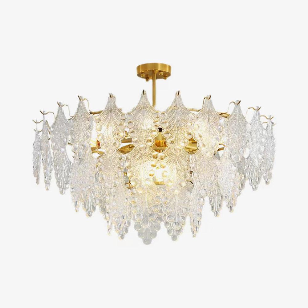 Thalira Crystal Symphony Chandelier