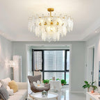 Thalira Crystal Symphony Chandelier