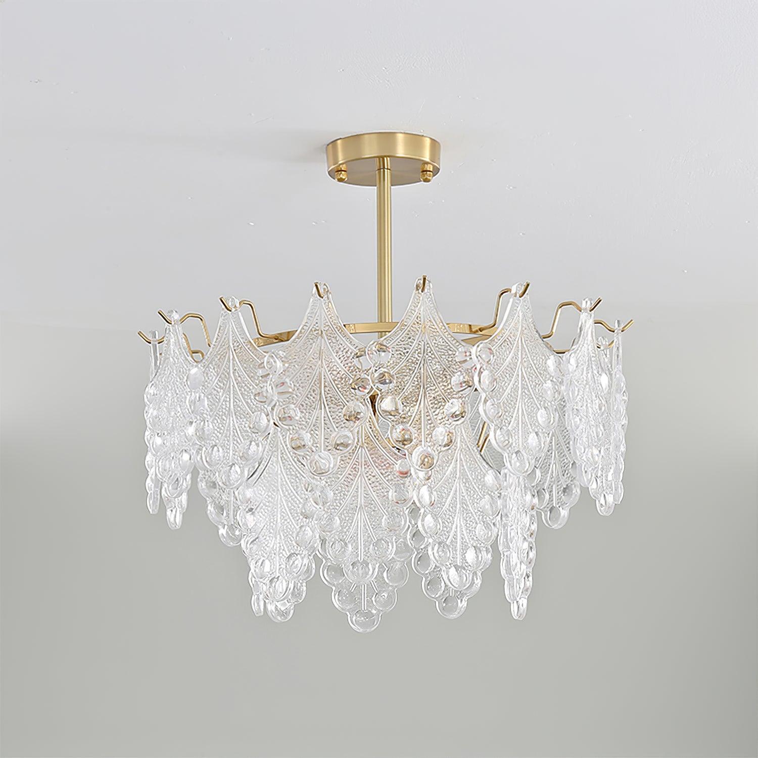Thalira Crystal Symphony Chandelier