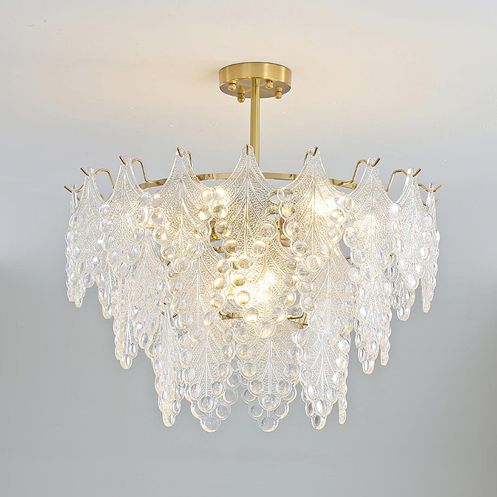 Thalira Crystal Symphony Chandelier