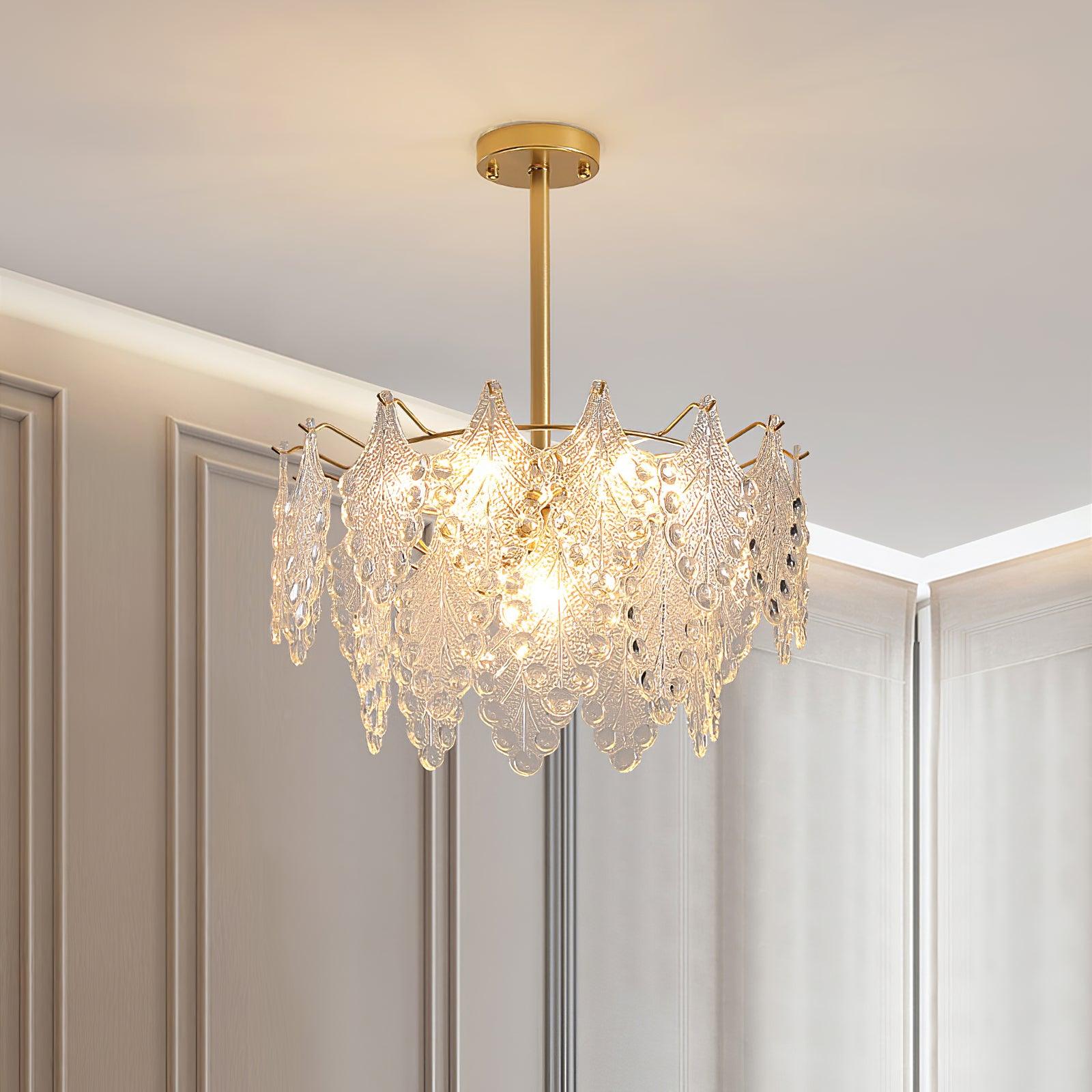 Thalira Crystal Symphony Chandelier