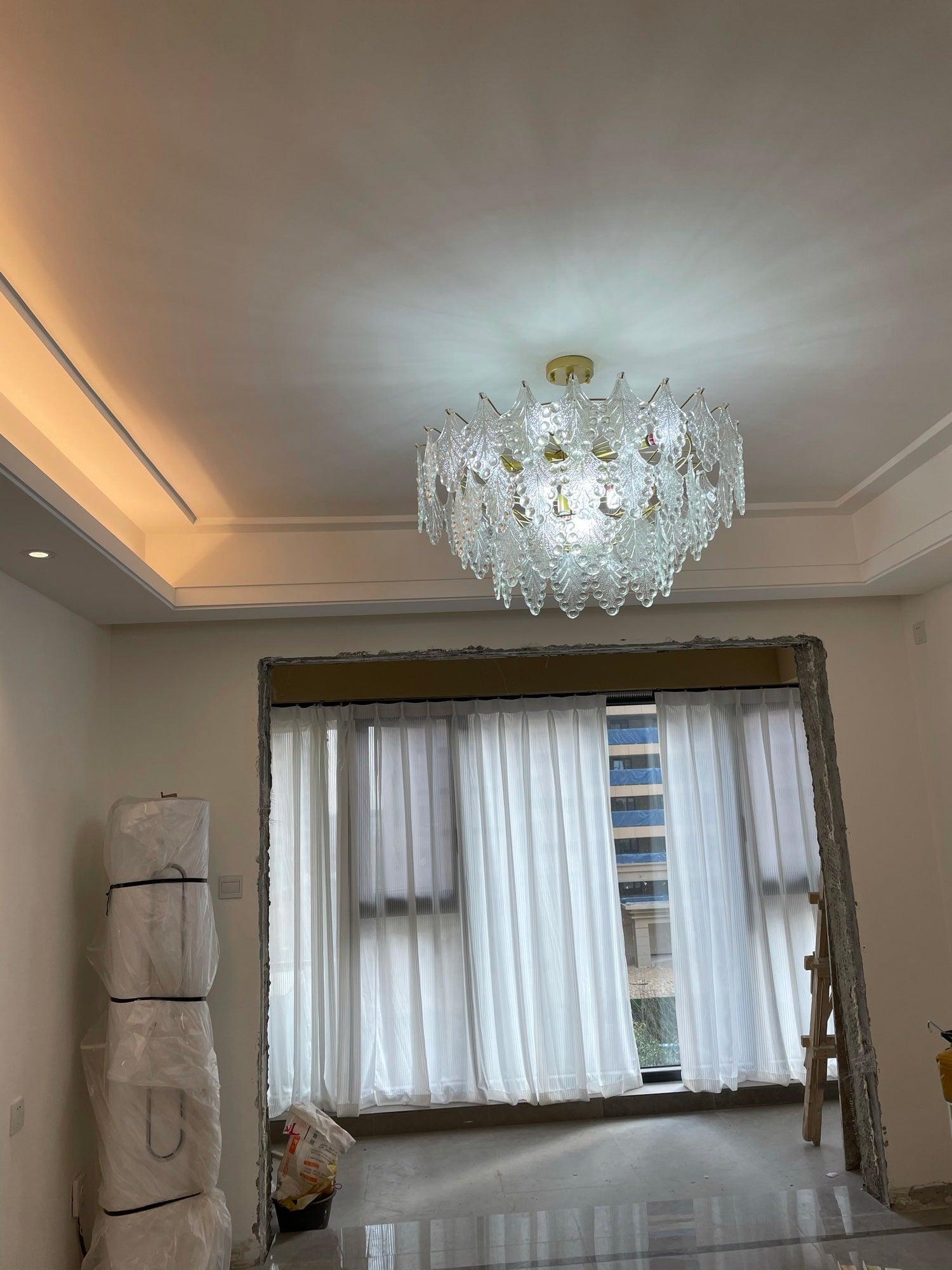 Thalira Crystal Symphony Chandelier