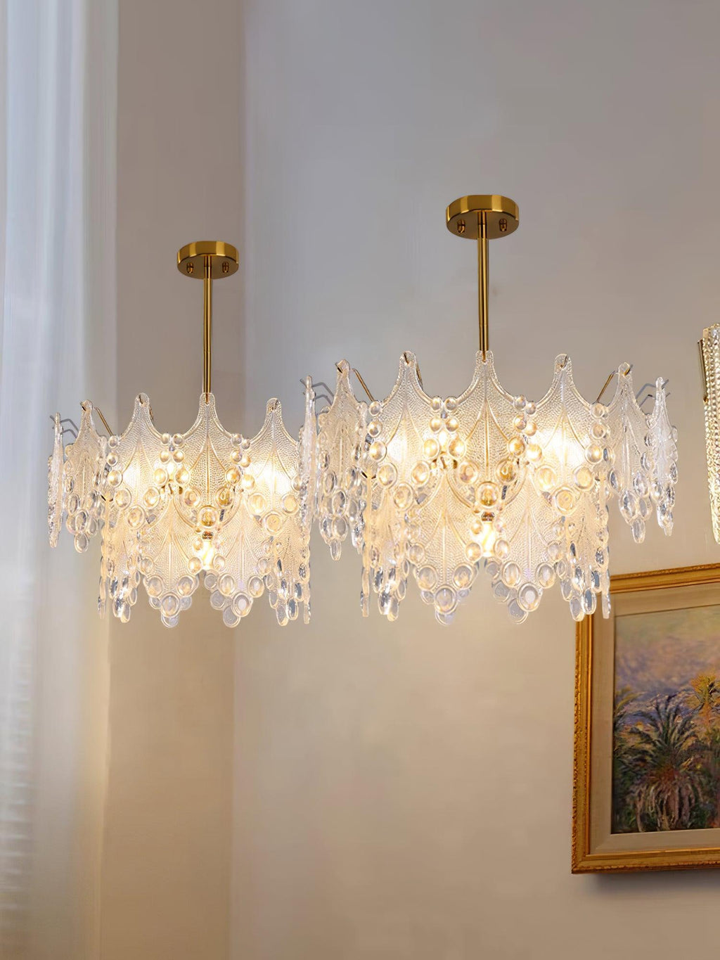 Thalira Crystal Symphony Chandelier