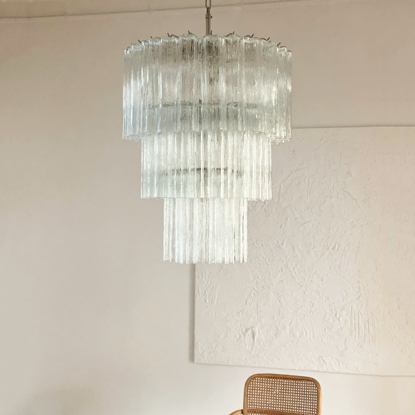 Crystal Cascade Chandelier