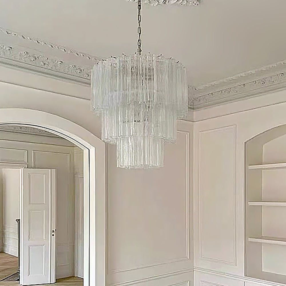 Crystal Cascade Chandelier