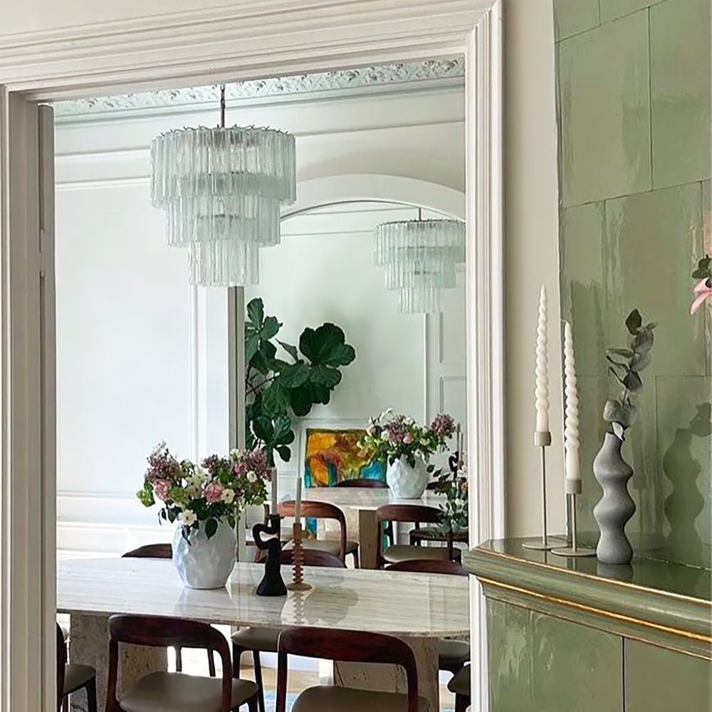 Crystal Cascade Chandelier