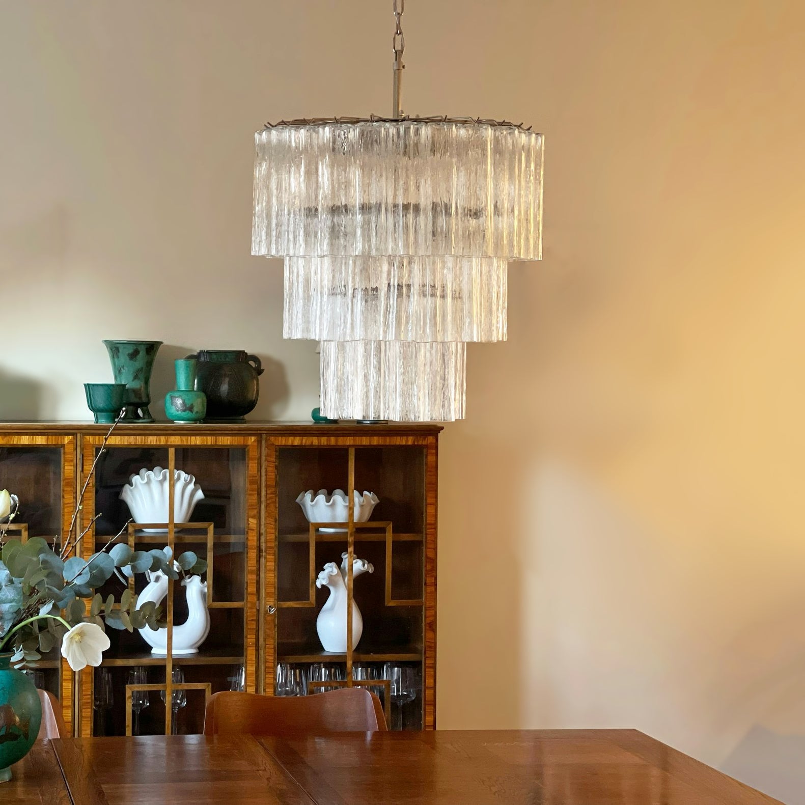 Crystal Cascade Chandelier