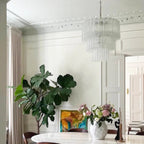 Crystal Cascade Chandelier