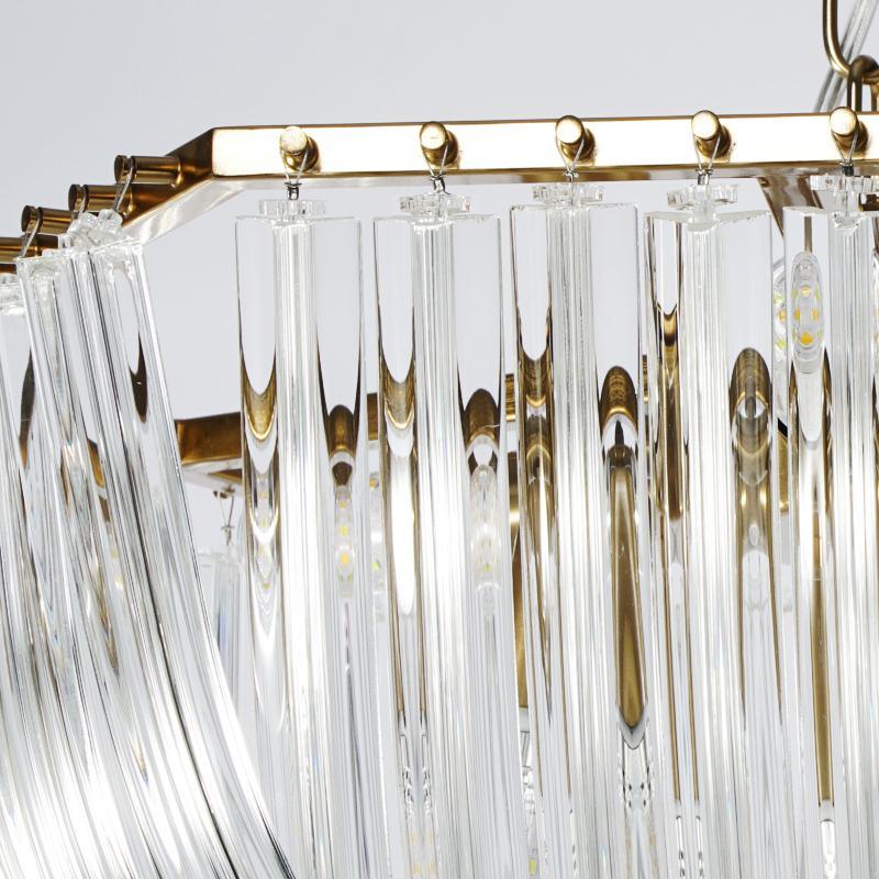 Cyrilla Curved Glass Chandelier