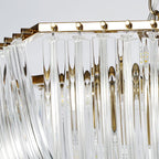 Cyrilla Curved Glass Chandelier