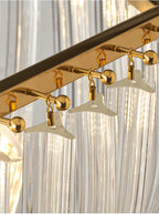 Cyrilla Curved Glass Chandelier
