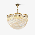 Cyrilla Curved Glass Chandelier