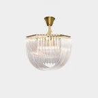 Cyrilla Curved Glass Chandelier