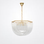 Cyrilla Curved Glass Chandelier