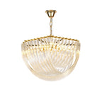 Cyrilla Curved Glass Chandelier