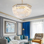 Cyrilla Curved Glass Chandelier