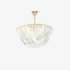 Cyrilla Curved Glass Chandelier