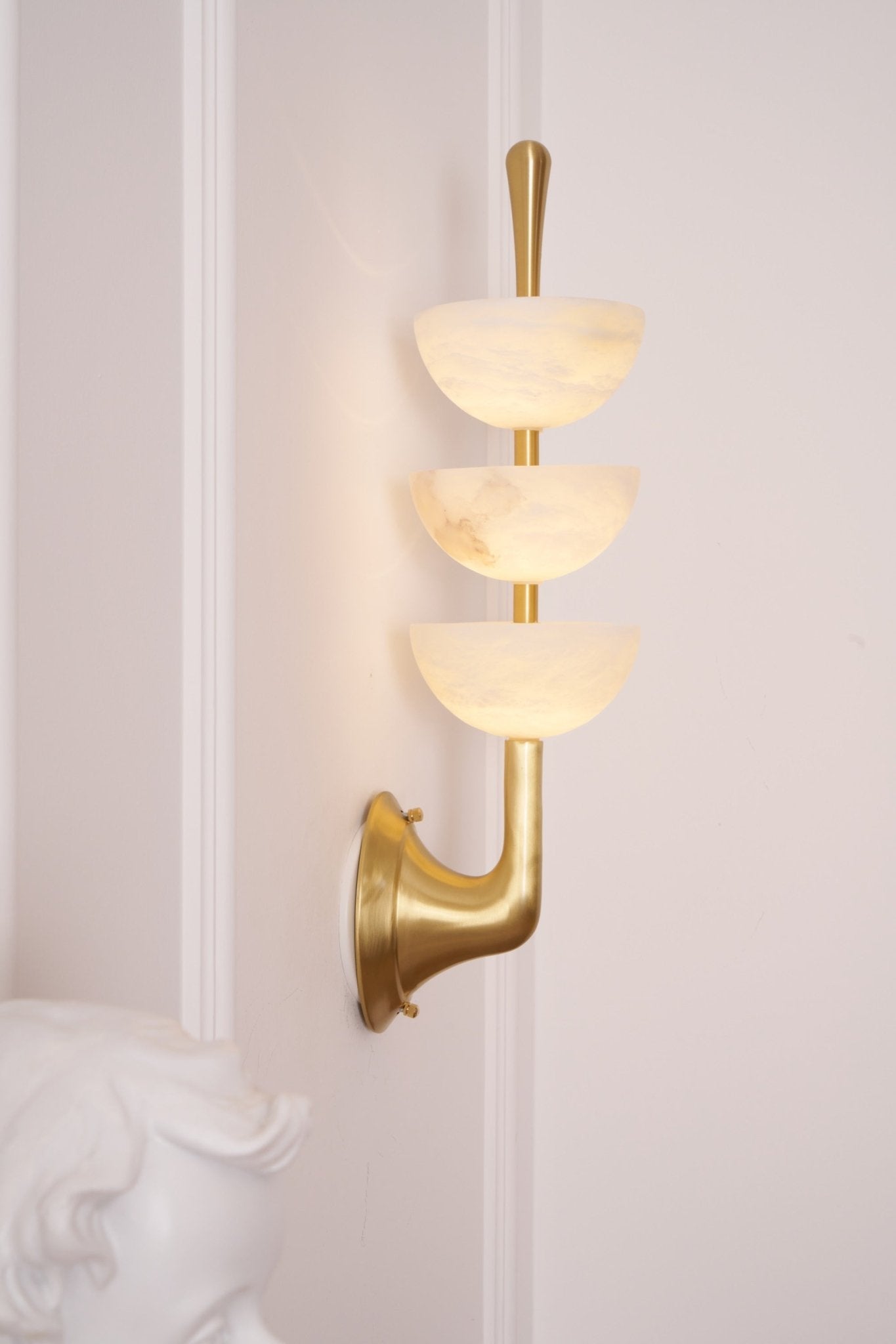 Alabaster Charm Wall Light
