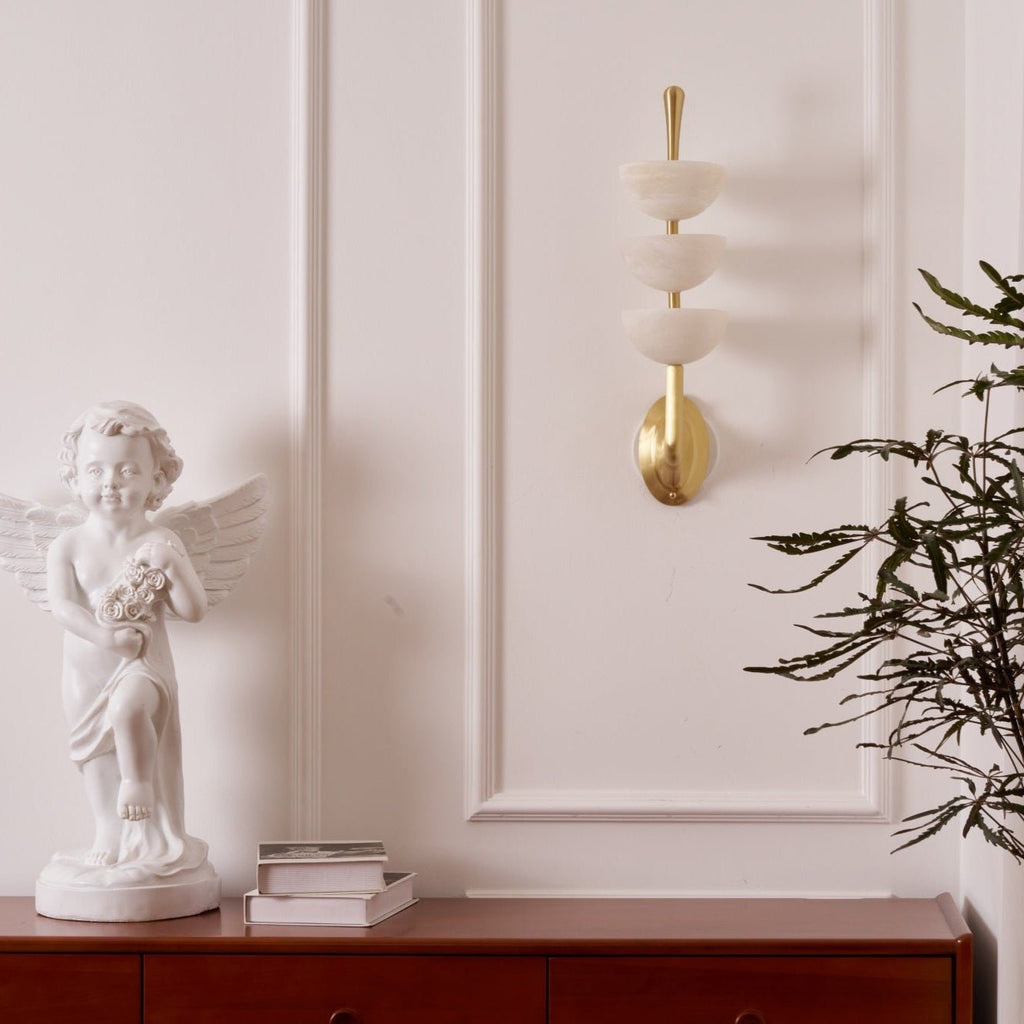 Alabaster Charm Wall Light