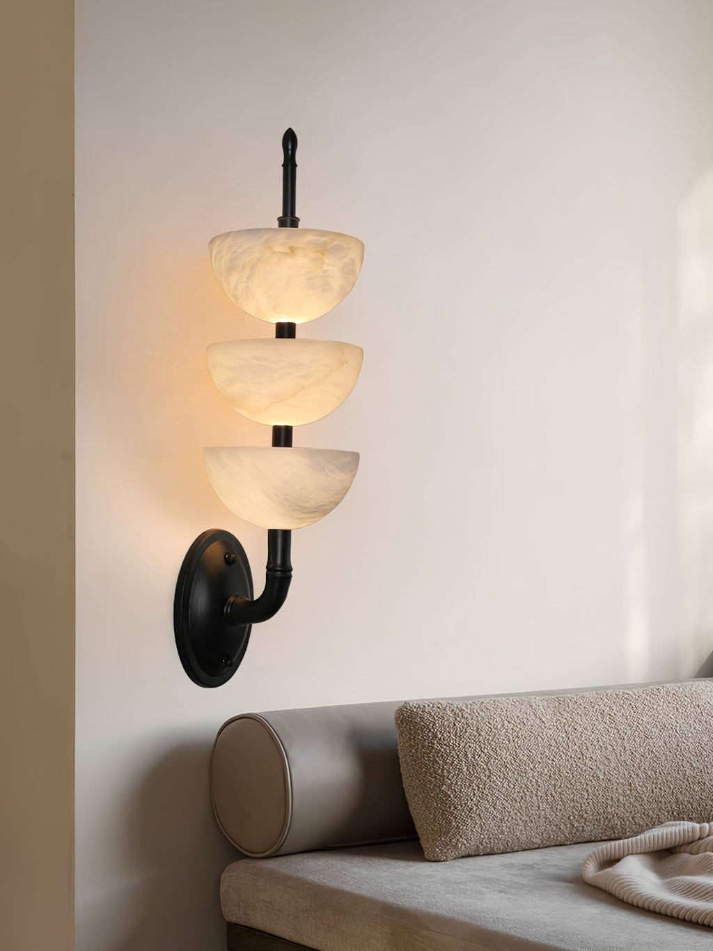 Alabaster Charm Wall Light