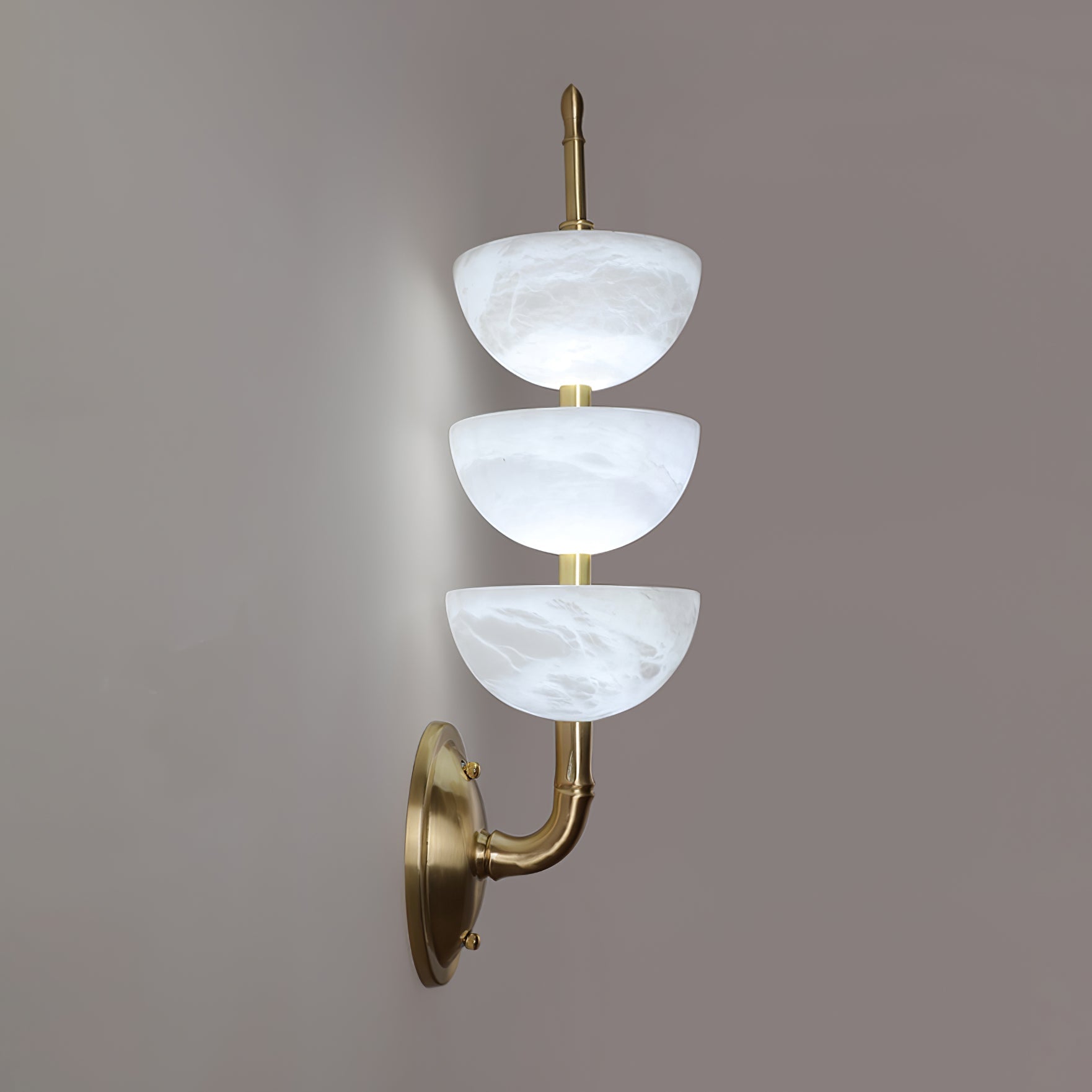 Alabaster Charm Wall Light
