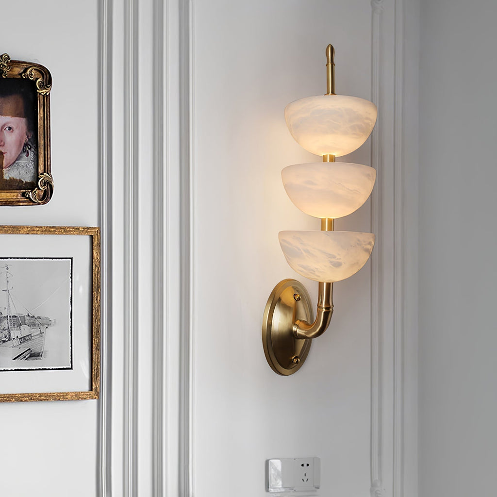 Alabaster Charm Wall Light