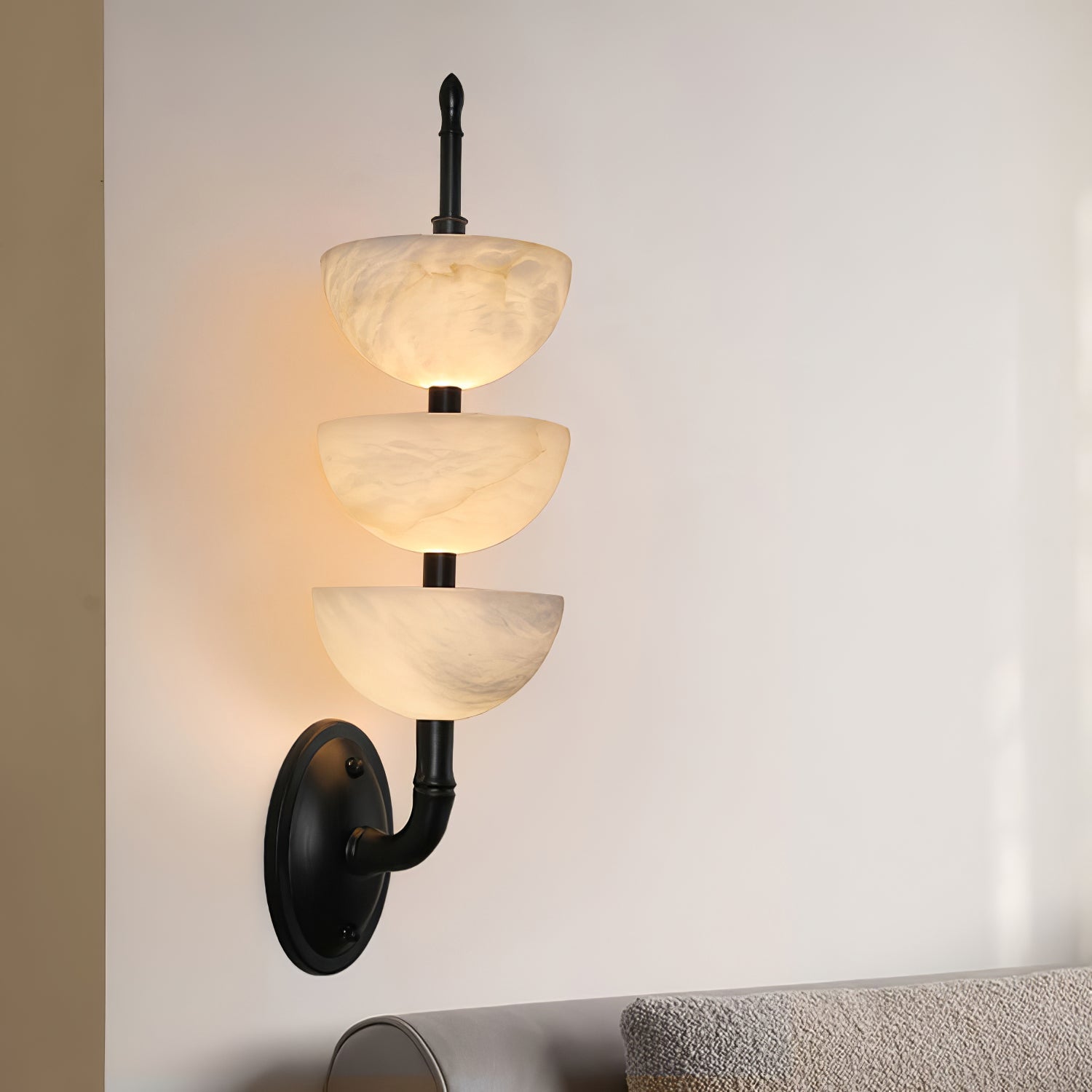 Alabaster Charm Wall Light