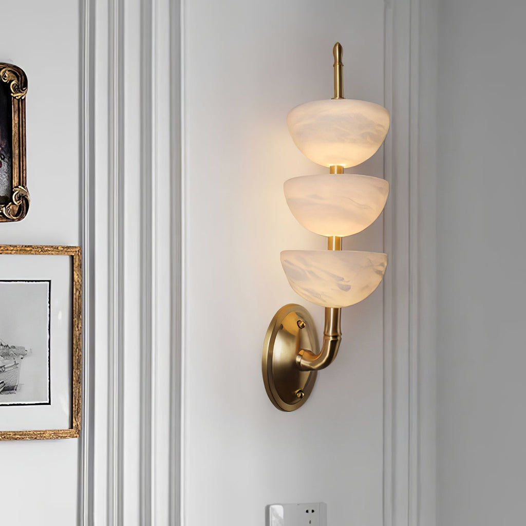 Alabaster Charm Wall Light