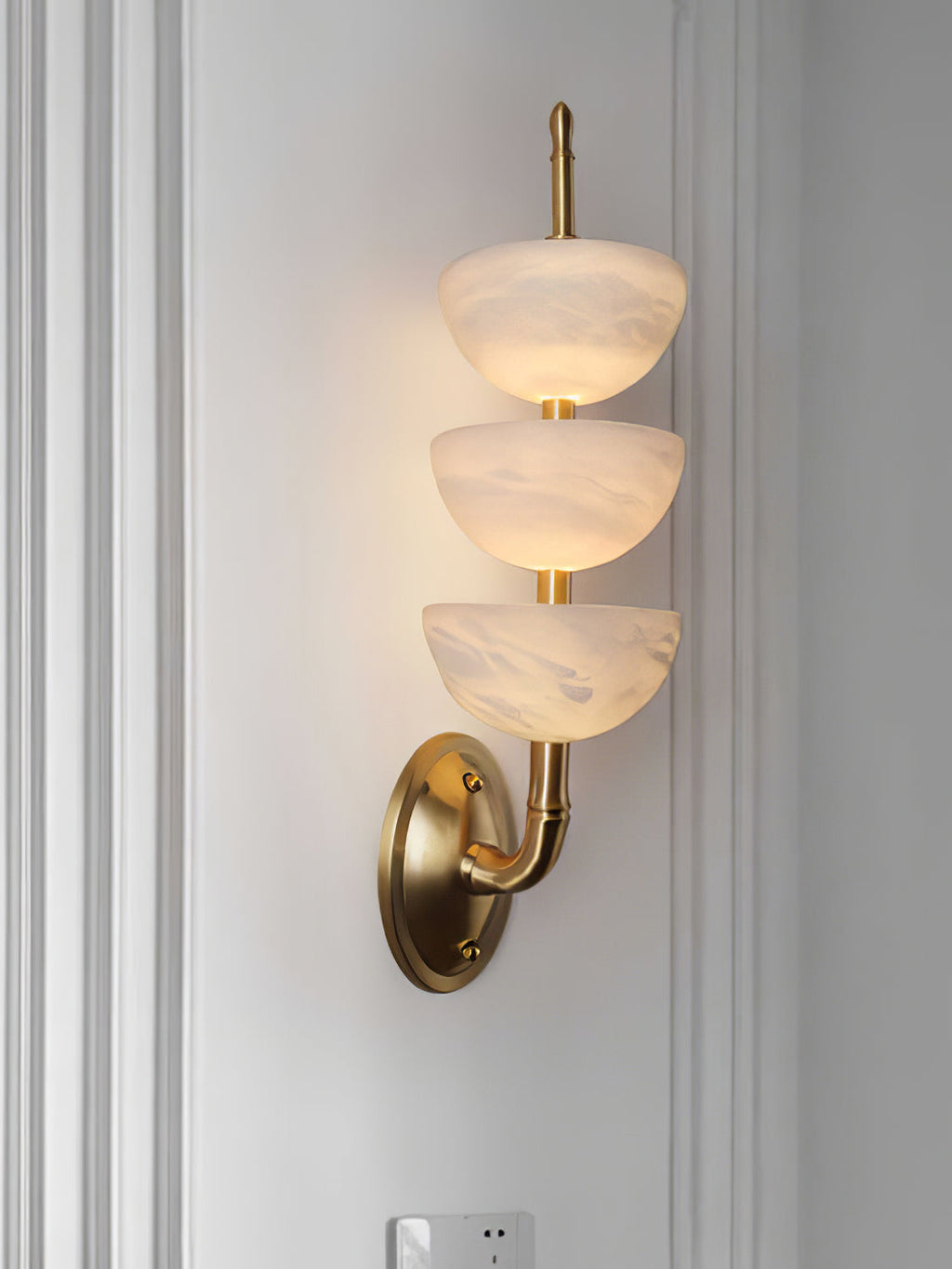 Alabaster Charm Wall Light