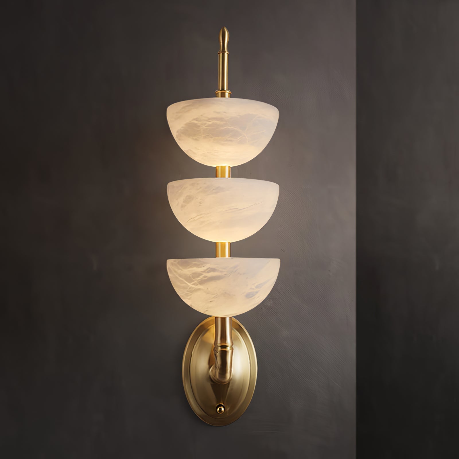 Alabaster Charm Wall Light