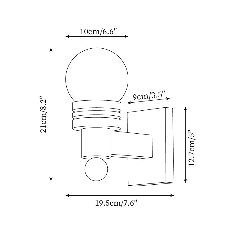 Liora Solid Wood Wall Lamp