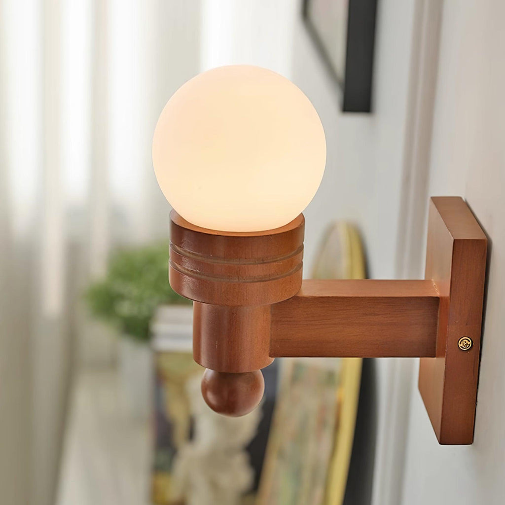 Liora Solid Wood Wall Lamp