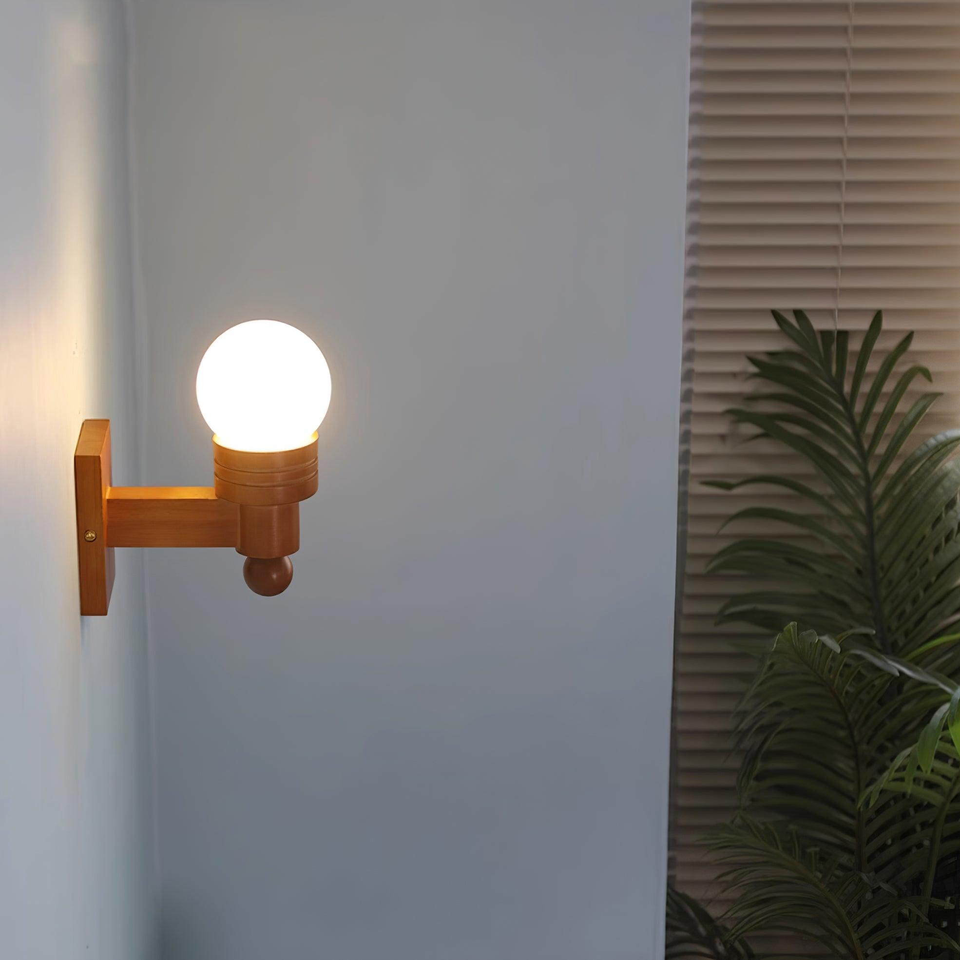 Liora Solid Wood Wall Lamp