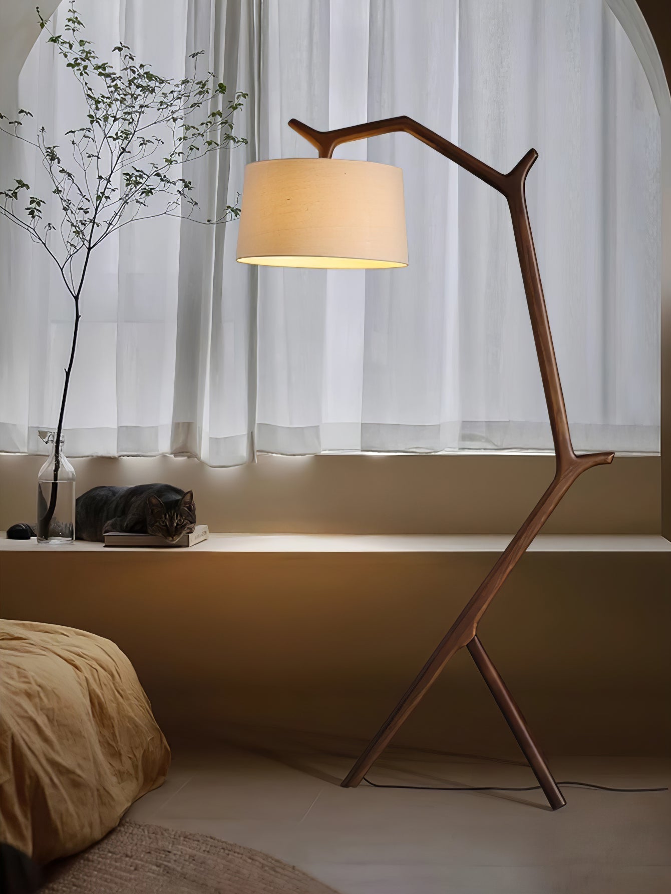 Rustic Haven Floor Lamp
