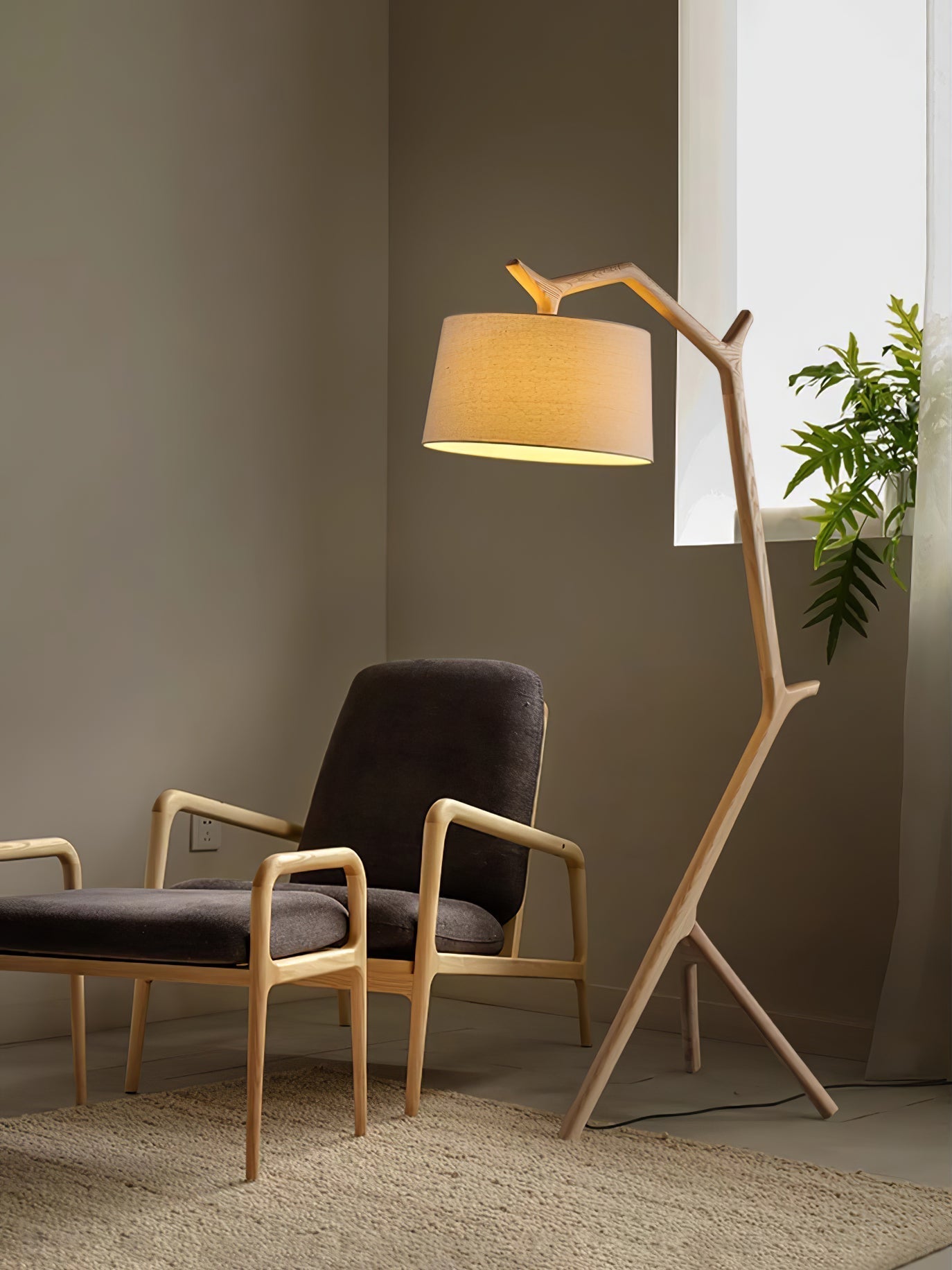 Rustic Haven Floor Lamp
