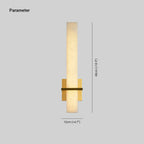 Alabaster Cuboid Wall Sconce