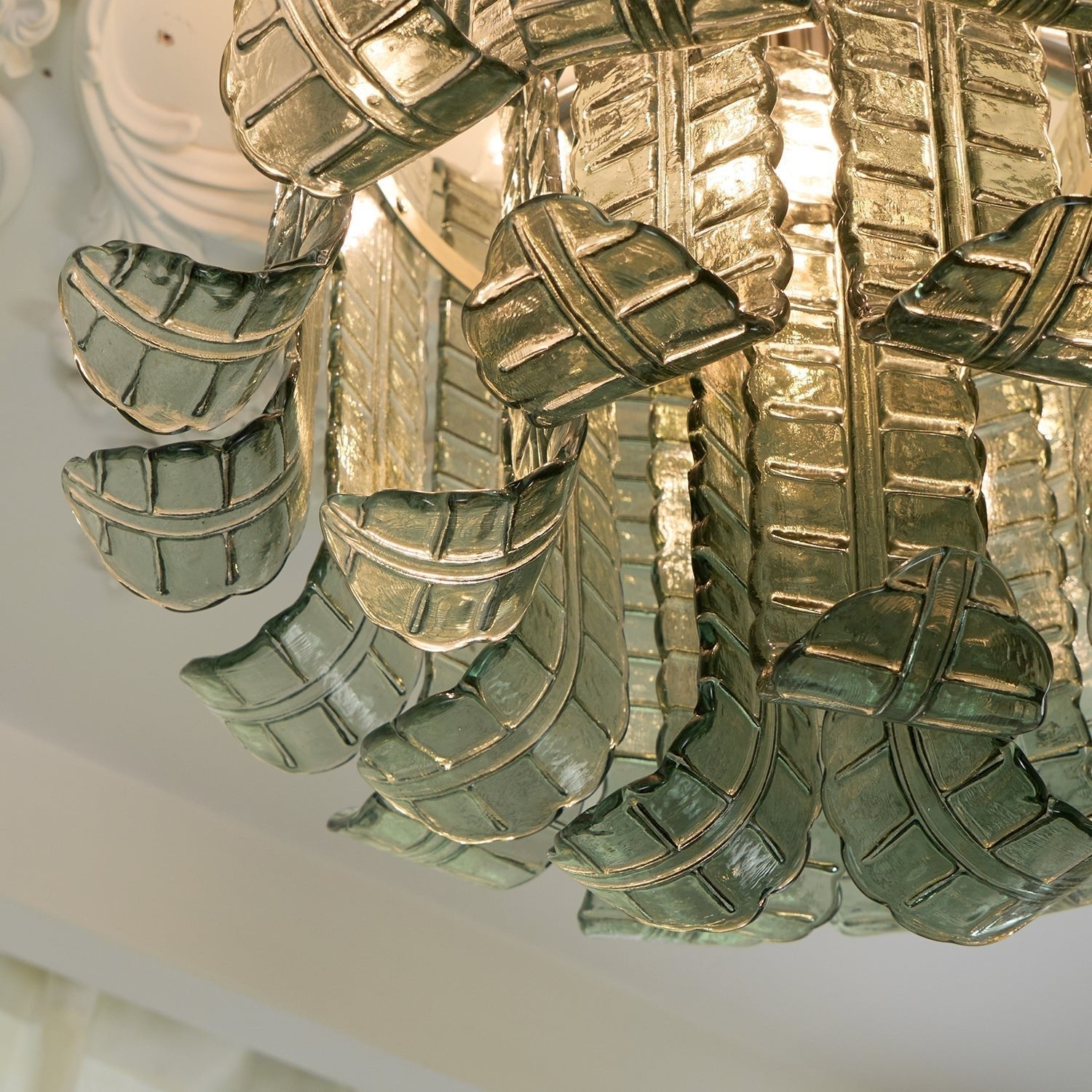 Valencia Murano Glass Petal Ceiling Lamp