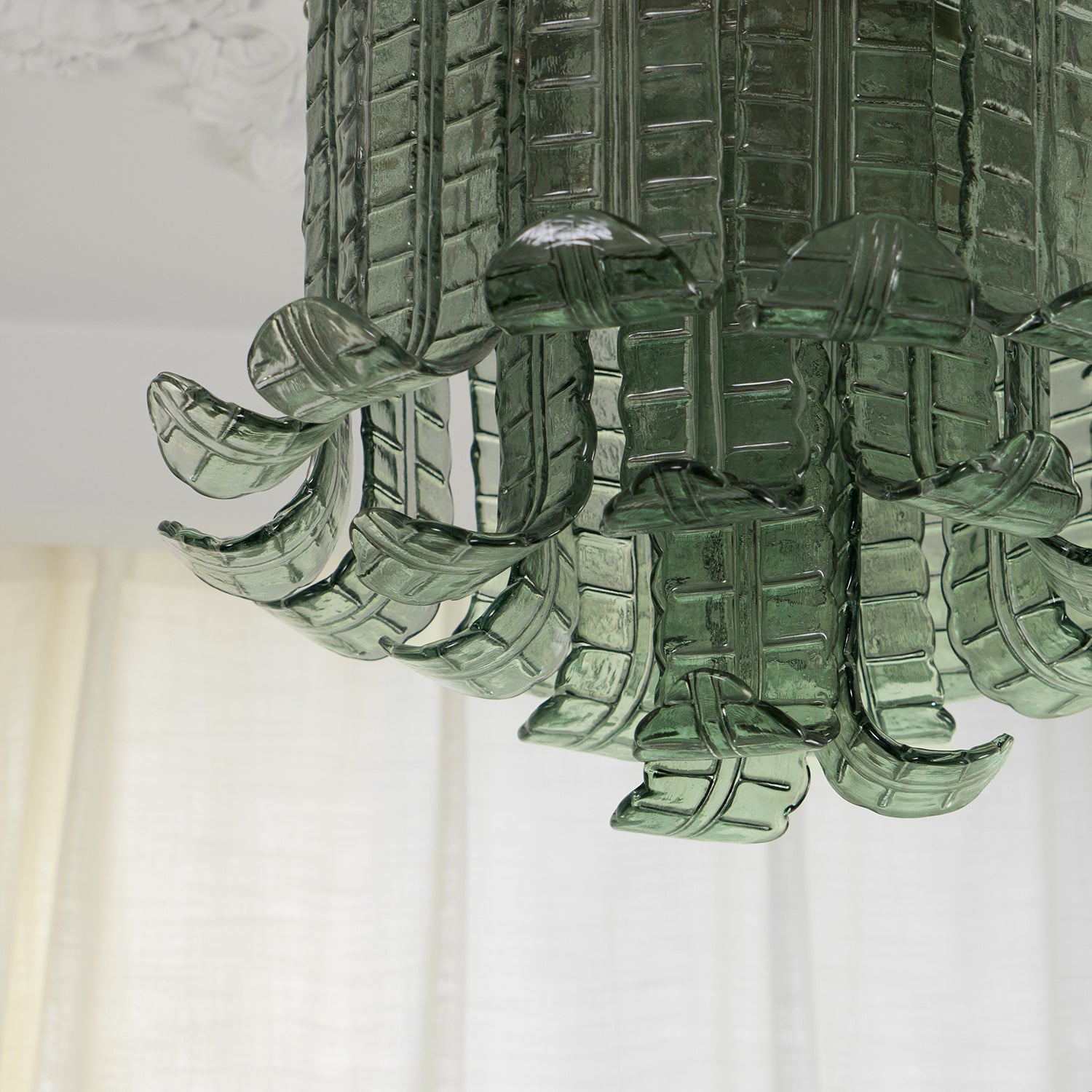 Valencia Murano Glass Petal Ceiling Lamp