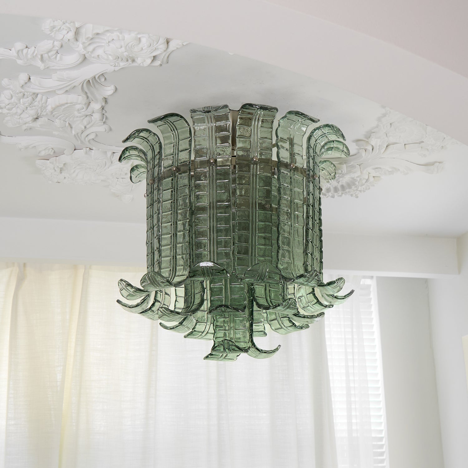 Valencia Murano Glass Petal Ceiling Lamp