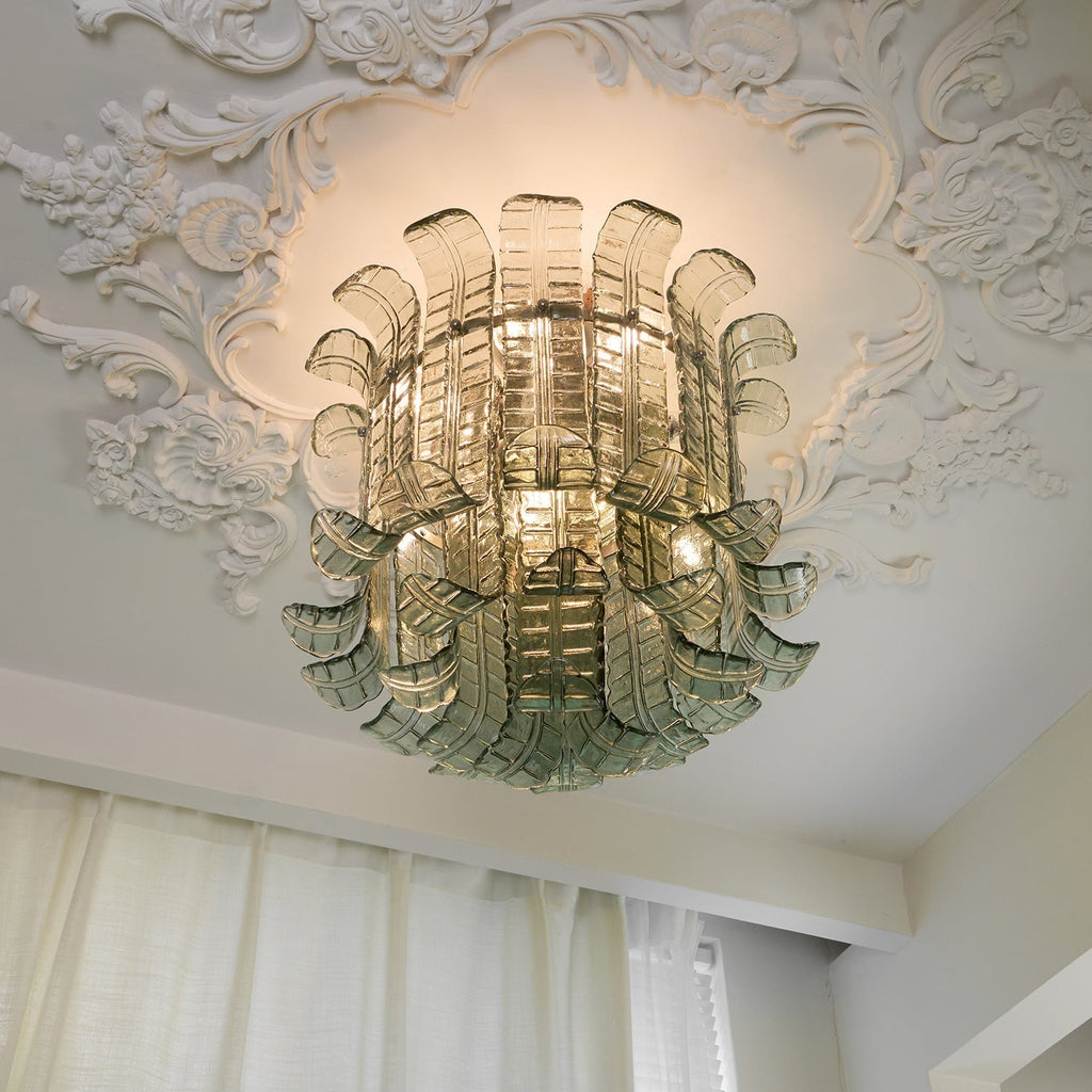 Valencia Murano Glass Petal Ceiling Lamp