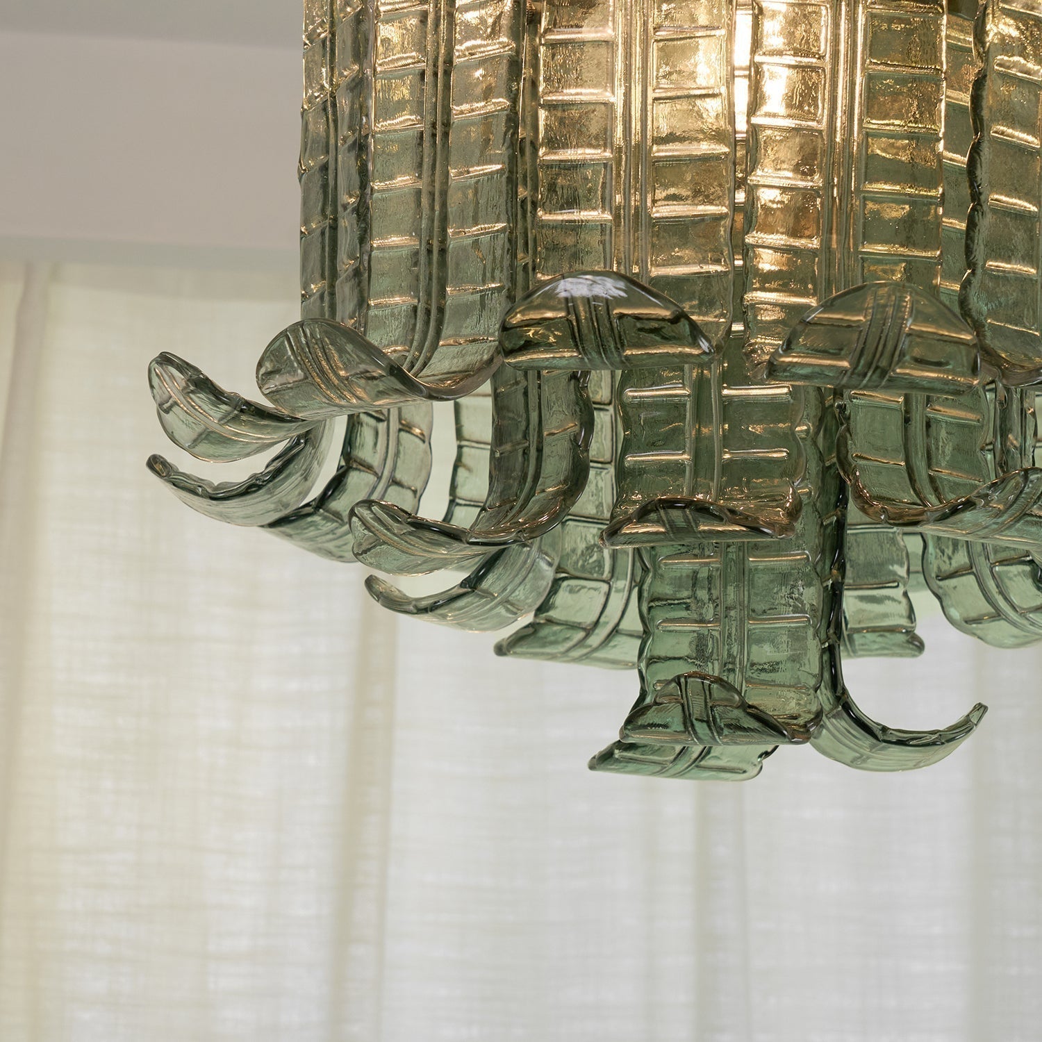 Valencia Murano Glass Petal Ceiling Lamp