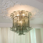 Valencia Murano Glass Petal Ceiling Lamp