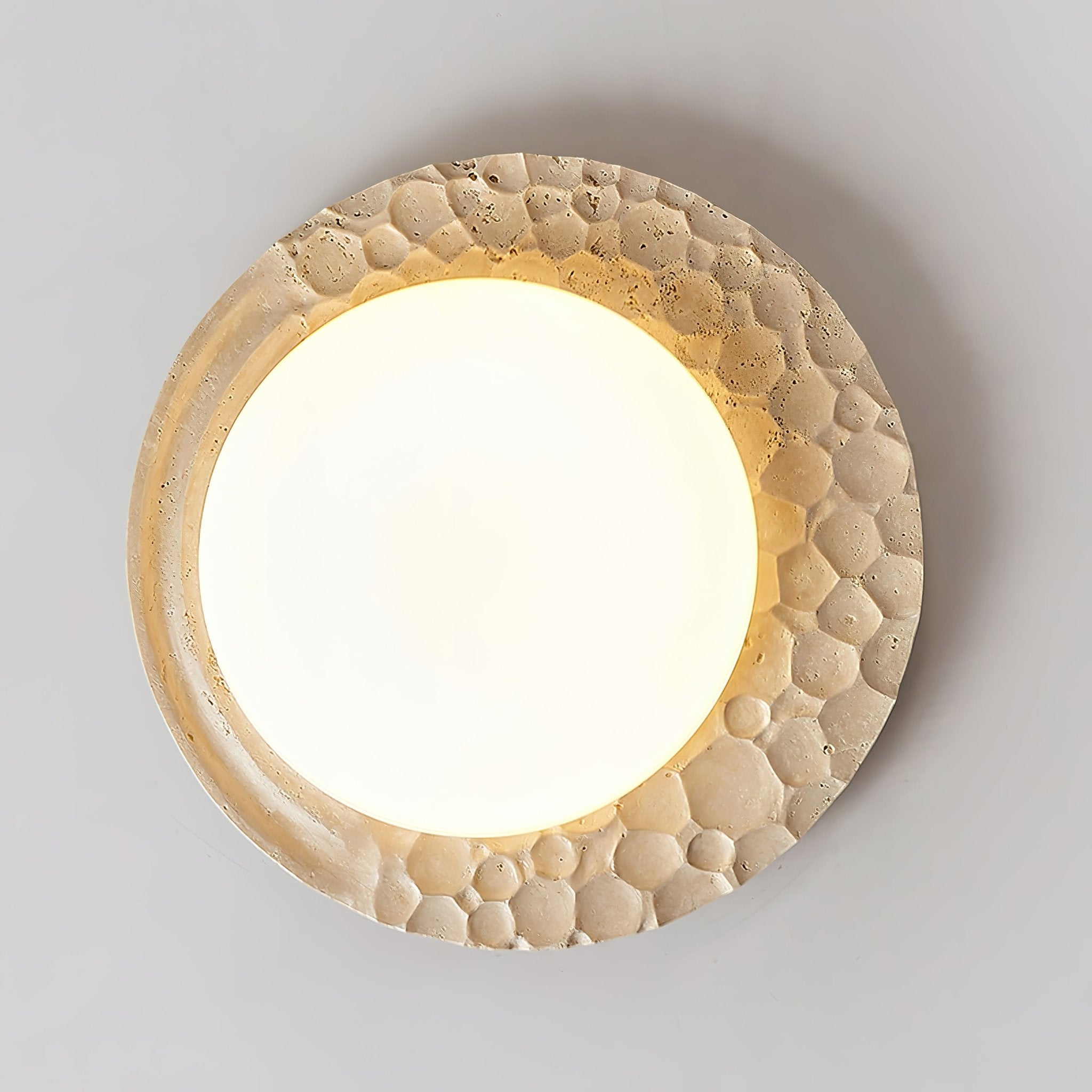 Vespera Textured Stone Ceiling Glow