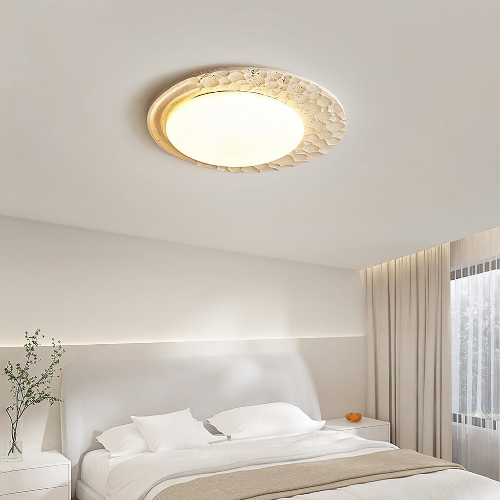 Vespera Textured Stone Ceiling Glow